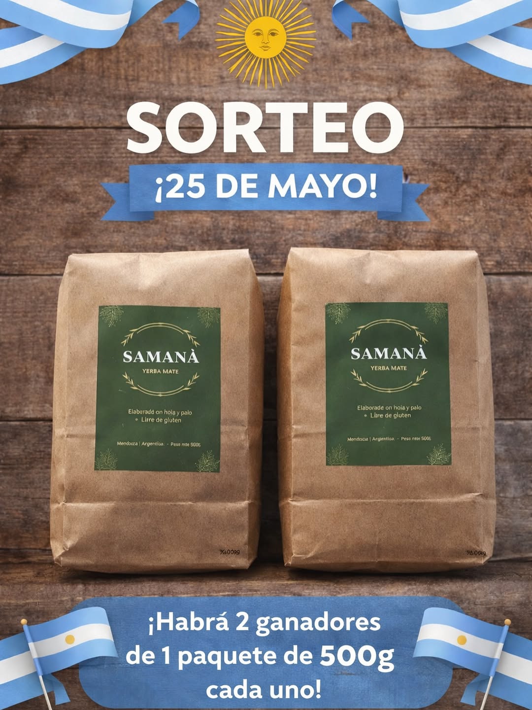 Imagen de 🇦🇷 SORTEO 25 DE MAYO 🇦🇷🧉

Porque el mate se c