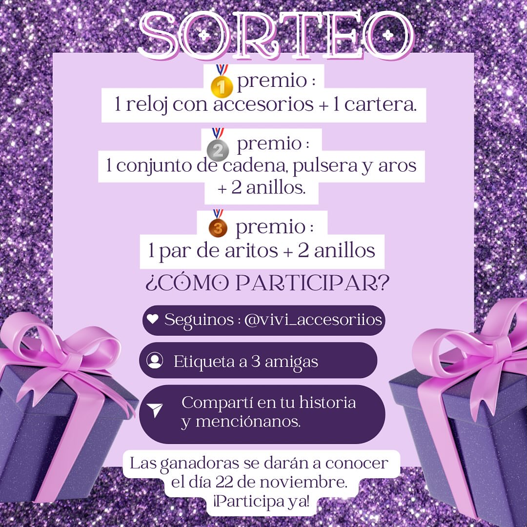 Imagen de 🎉 ¡SORTEO! 🎉
Participá y sumá todas las chances pos