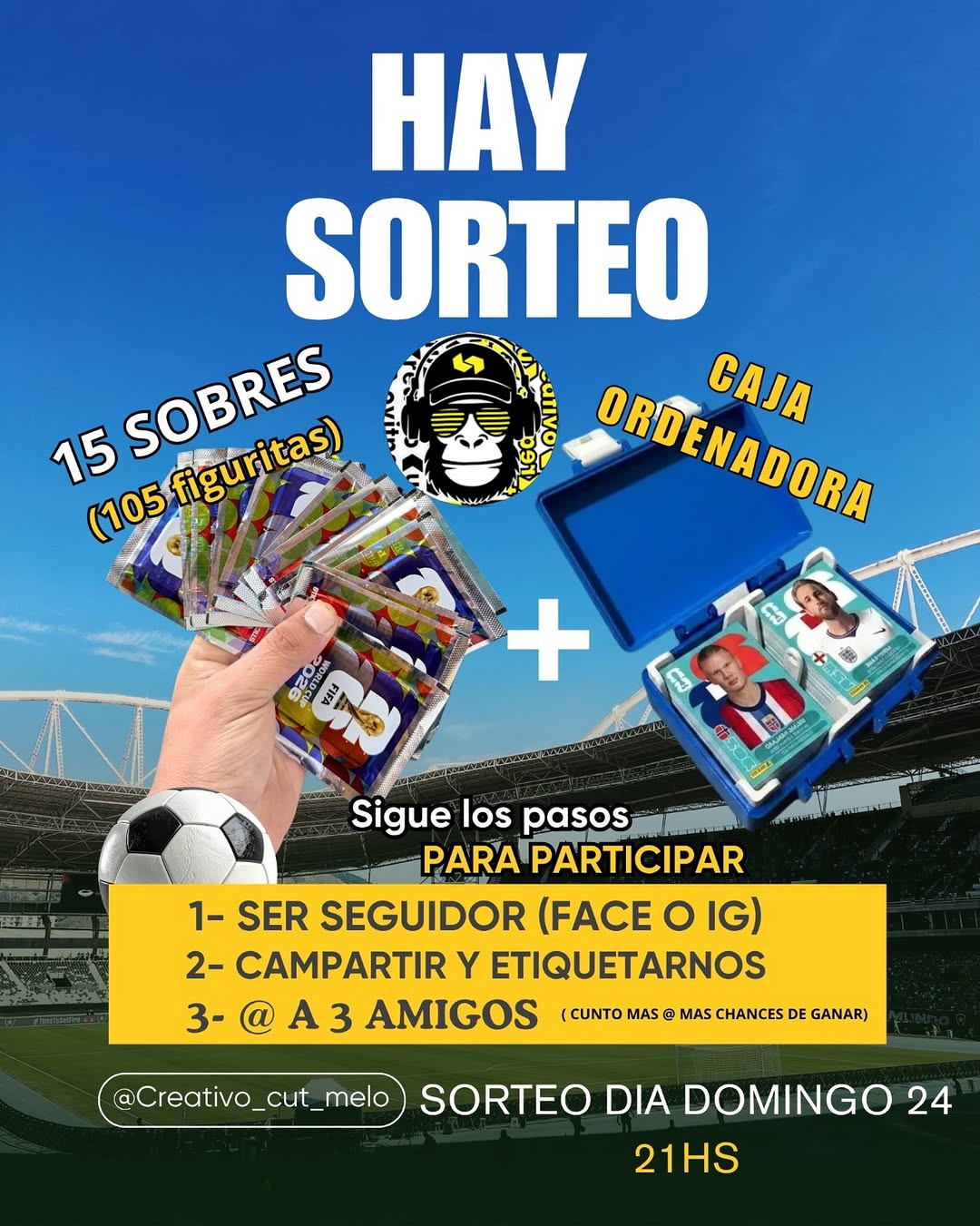 Imagen de Nos vemos el domingo 😎🍀 #sorteo #mundial #panini