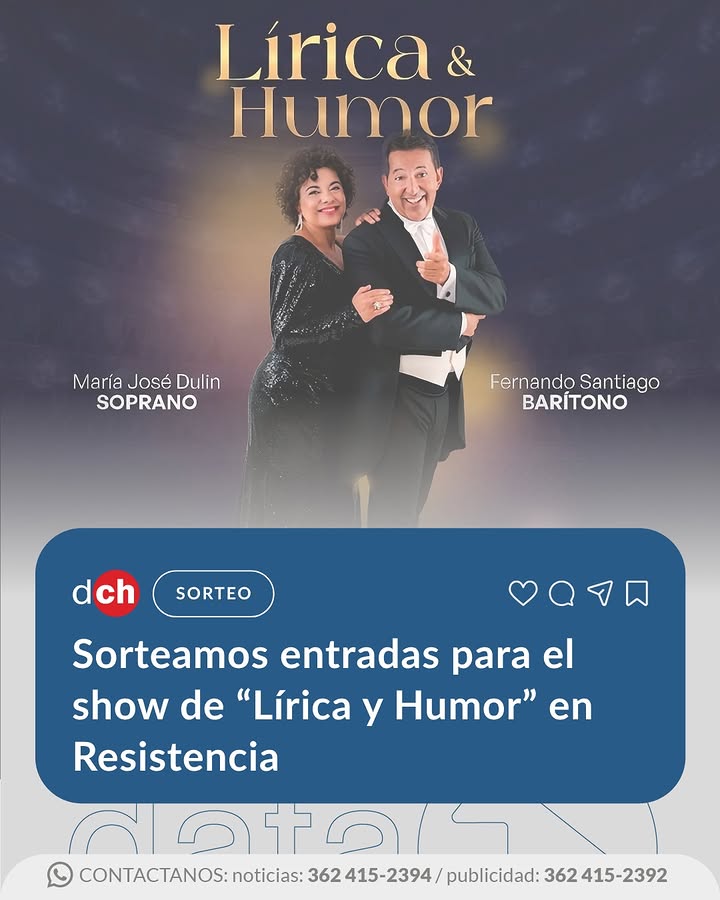 Imagen de Sorteo 👏

Te regalamos entradas para el show de Lírica 