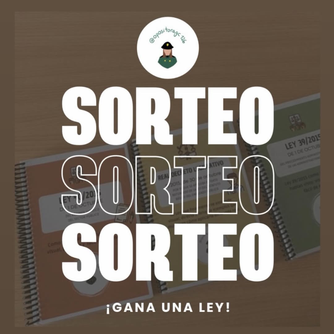 Imagen de SORTEO🎁🍀

¿Te gustaría conseguir UNA de estas Leyes?