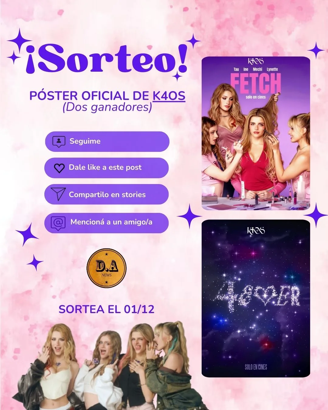Imagen de 🎁 SORTEO 🎁

💣 Póster oficial de K4OS: FETCH y 4