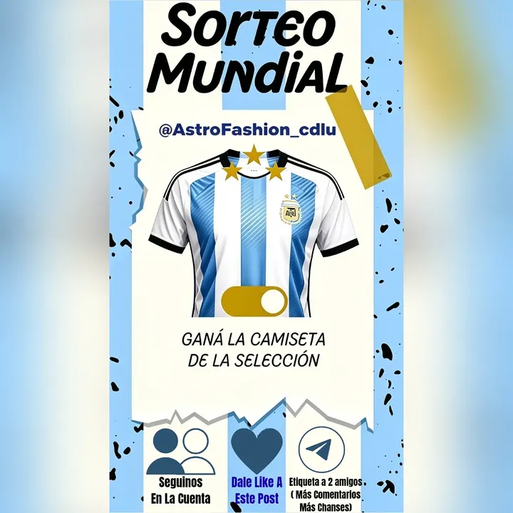 Imagen de SORTEO MUNDIAL 🇦🇷✨
Si, Leiste Bien.... 😀
Te Podes