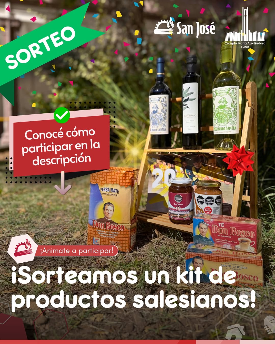 Imagen de 🎁✨ ¡SORTEO SALESIANO! ✨🎁

✅ Desde la Casa Sales