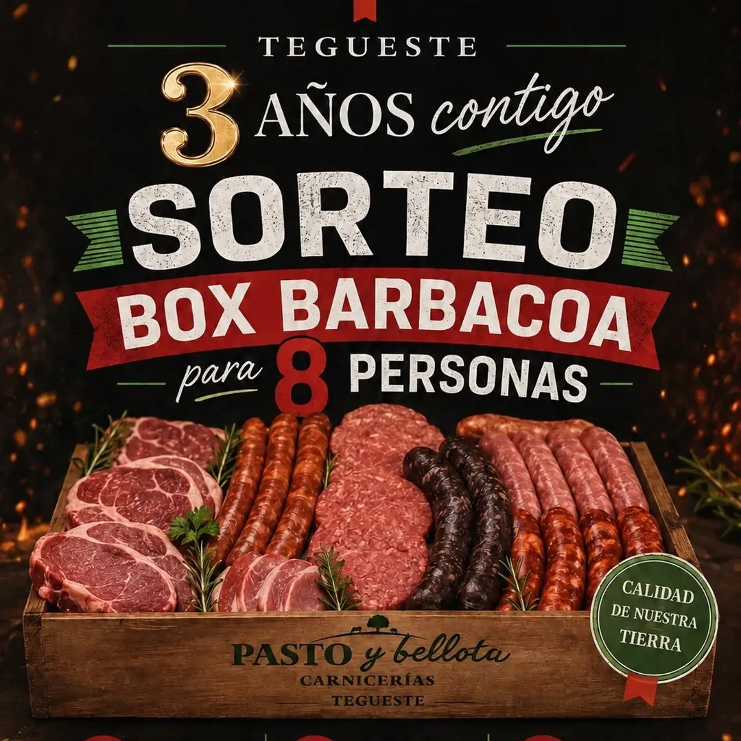 Imagen de 🎉 BASES DEL SORTEO – 3º ANIVERSARIO PASTO Y BELLOTA TE