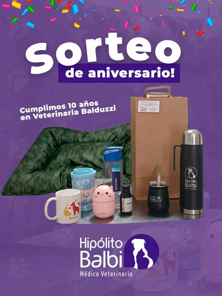 Imagen de ¡SORTEO ESPECIAL! 🎉 10 años junto a vos.
Queremos celeb