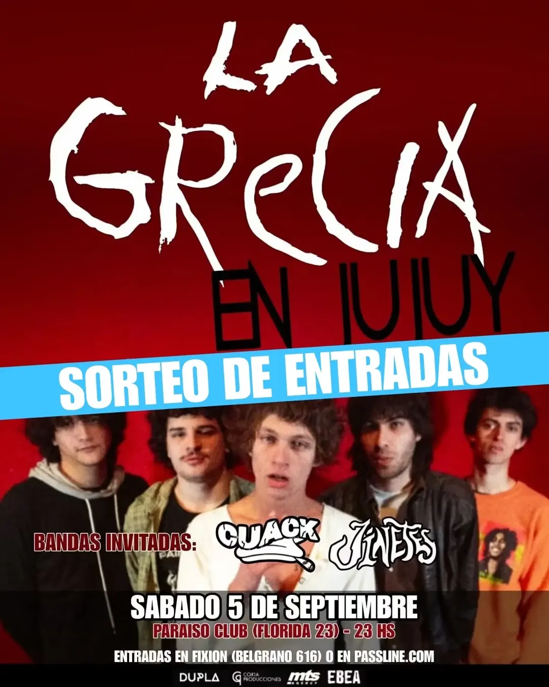 Imagen de #SORTEO | ESTE SABADO LA GRECIA EN JUJUY!

👉 Llega por pr