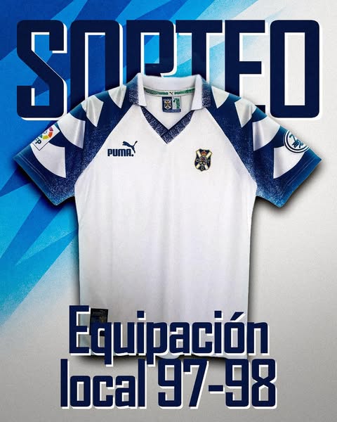 Imagen de 👕⚽️🆕 ¡Sorteo camiseta del CD Tenerife!

• ¿Qui