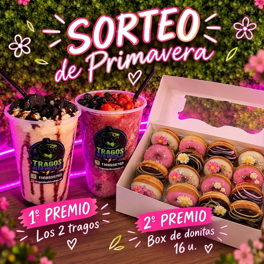 Imagen de 🌸 ¡SORTEO DE PRIMAVERA! 🌸

Porque llegó la primavera