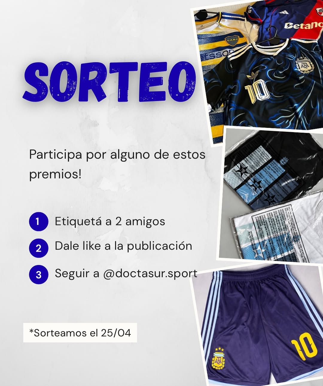 Imagen de LES TRAEMOS UN SÚPER SORTEO!!!
3 PREMIOS - 3 GANADORES⭐�
