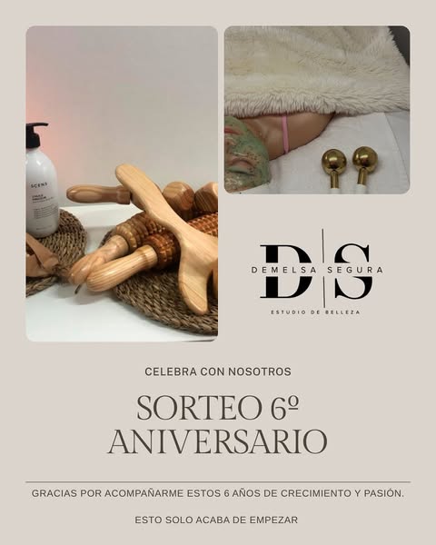 Imagen de SORTEO 6º ANIVERSARIO – “Belleza por 6🎉
¡En nuestro