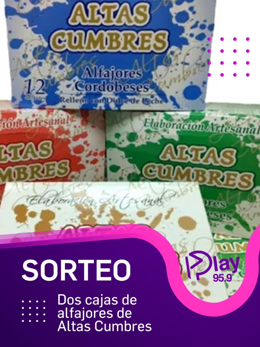Imagen de #SORTEO 😋😋

Te regalamos 2 Cajas de 6 Alfajores @altas