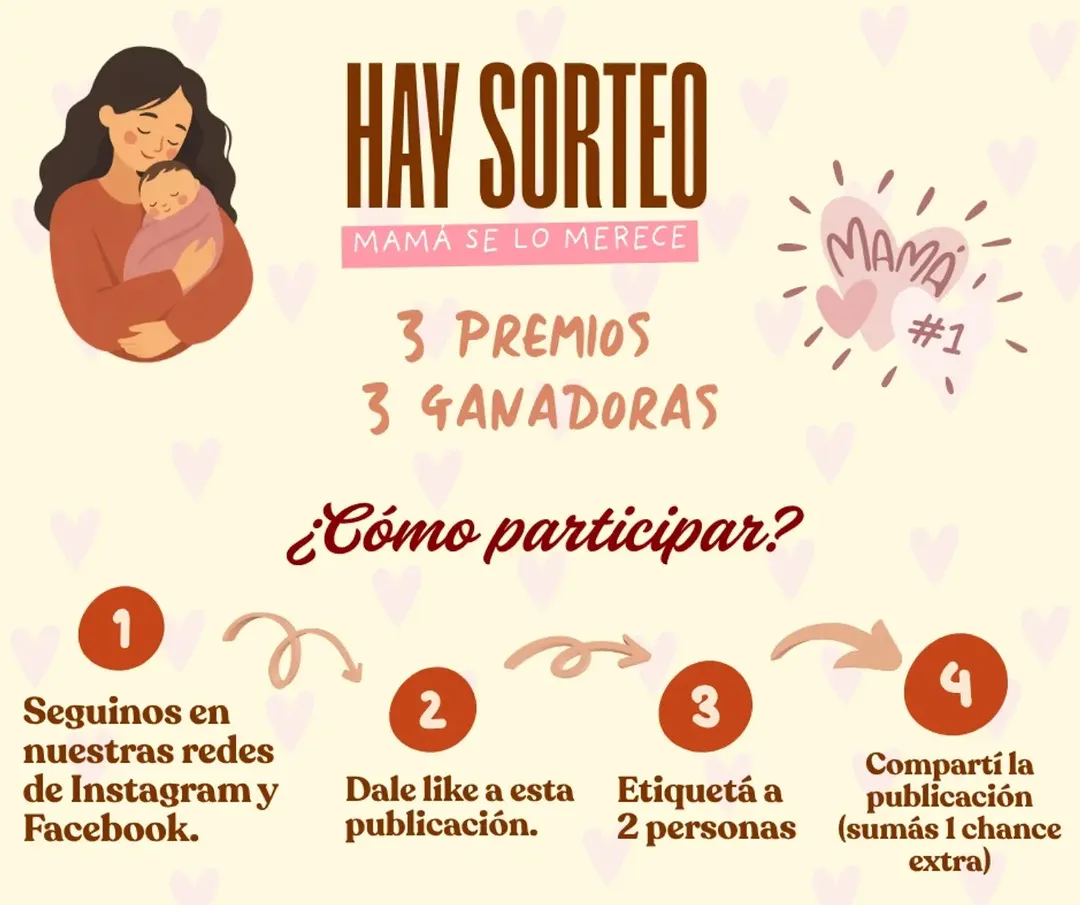Imagen de 🌷✨ ¡SORTEO ESPECIAL DÍA DE LA MADRE! ✨🌷

Queremo