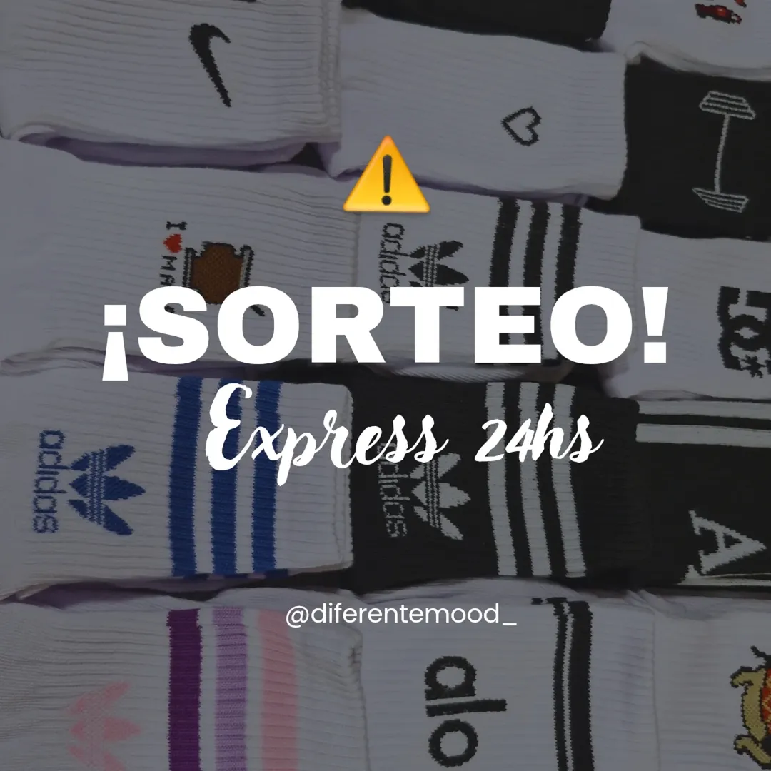 Imagen de 🧦 SORTEO EXPRESS 24HS 🧦

Premio 2 pares de 3/4 a elecc