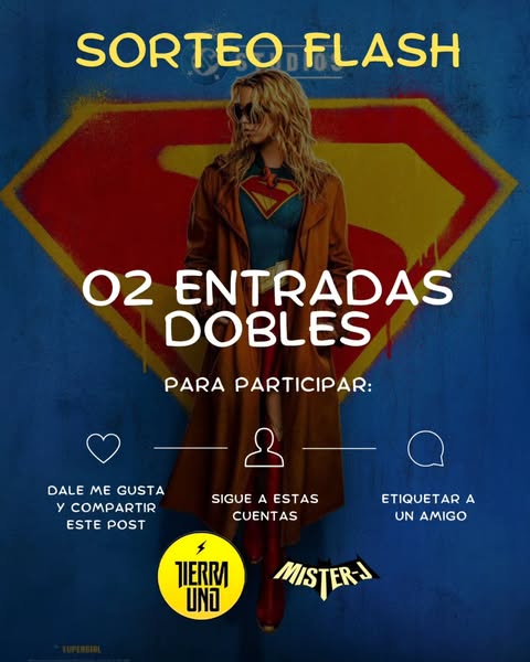 Imagen de ¡SORTEO ENTRADAS PARA SUPERGIRL!

Gracias a @tierrauno pued