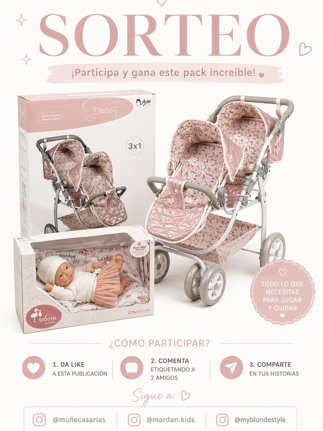 Imagen de SORTEAZO 🤍🌸

Sabéis que me encanta unirme a @munecasa