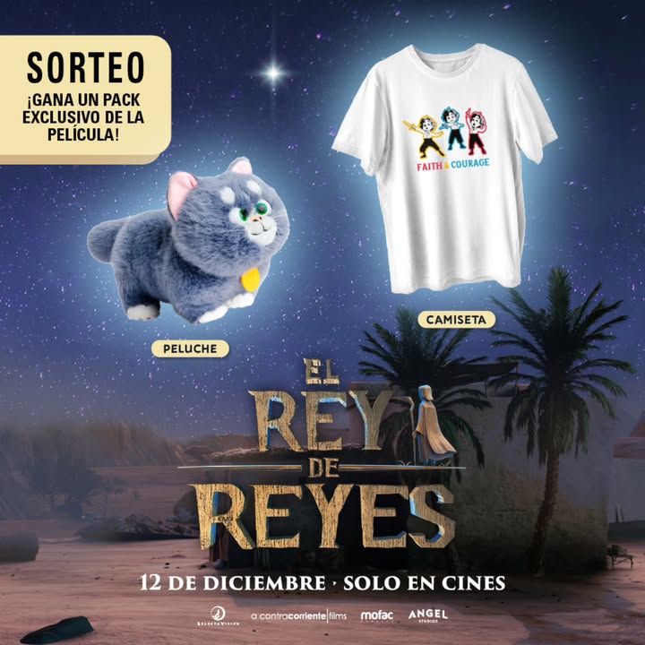 Imagen de #SORTEO DE CINE CON 🎬 EL REY DE REYES 👑✨️

Celebra