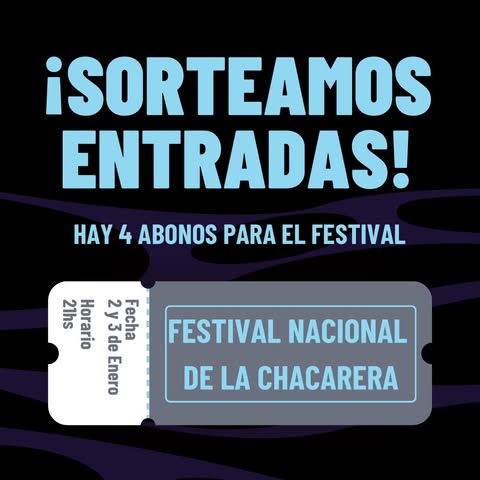 Imagen de 🎇¡Participa del gran sorteo del Festival Nacional de la 