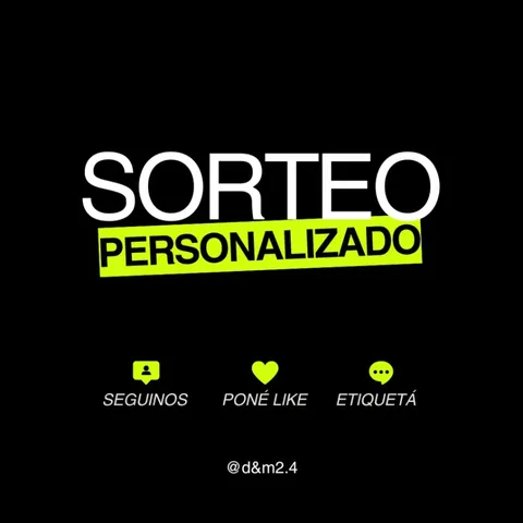 Imagen de SORTEO PERSONALIZADO D&M

Tres ganadores para premios único