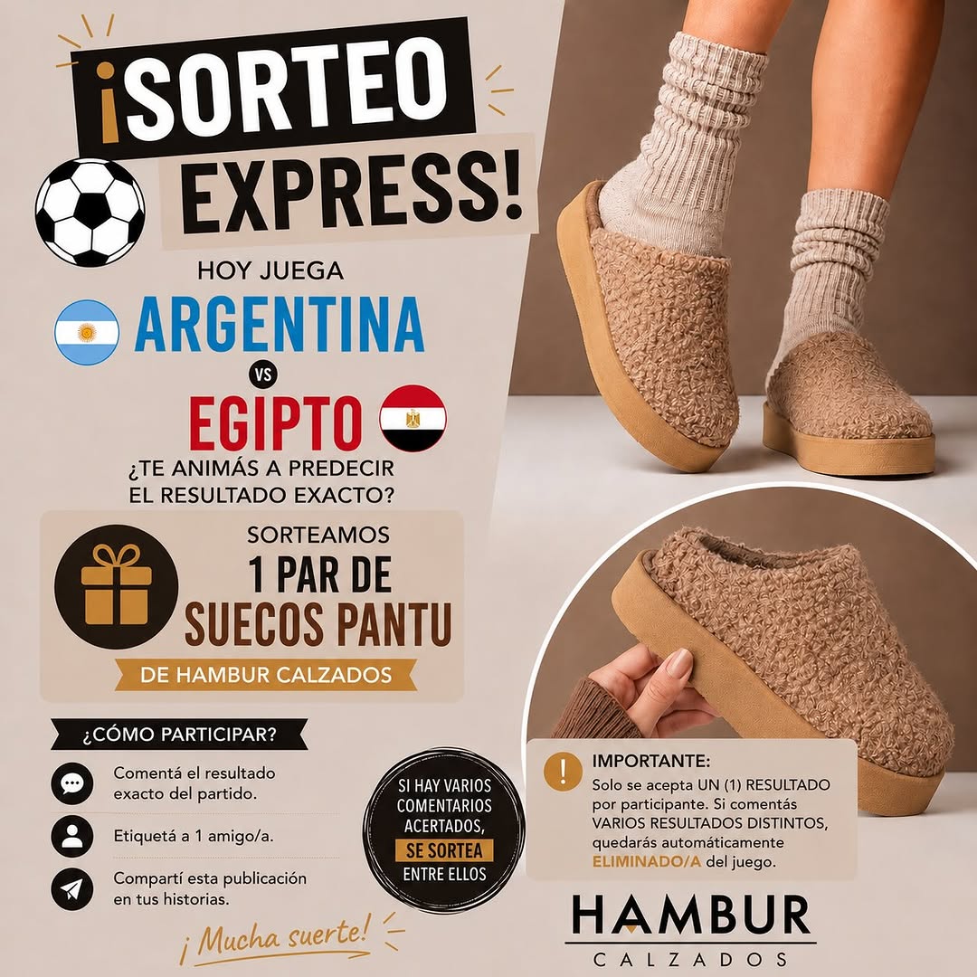 Imagen de ⚽🎉 ¡SORTEO EXPRESS! 🎉⚽

¿Ya tenés tu pronóstic