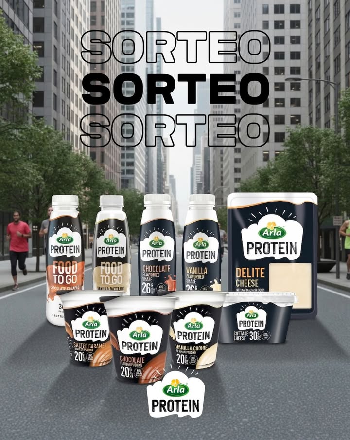 Imagen de 🌼SORTEO LOTE DE PRODUCTOS ARLA PROTEIN 🖤💪🏼 Celeb
