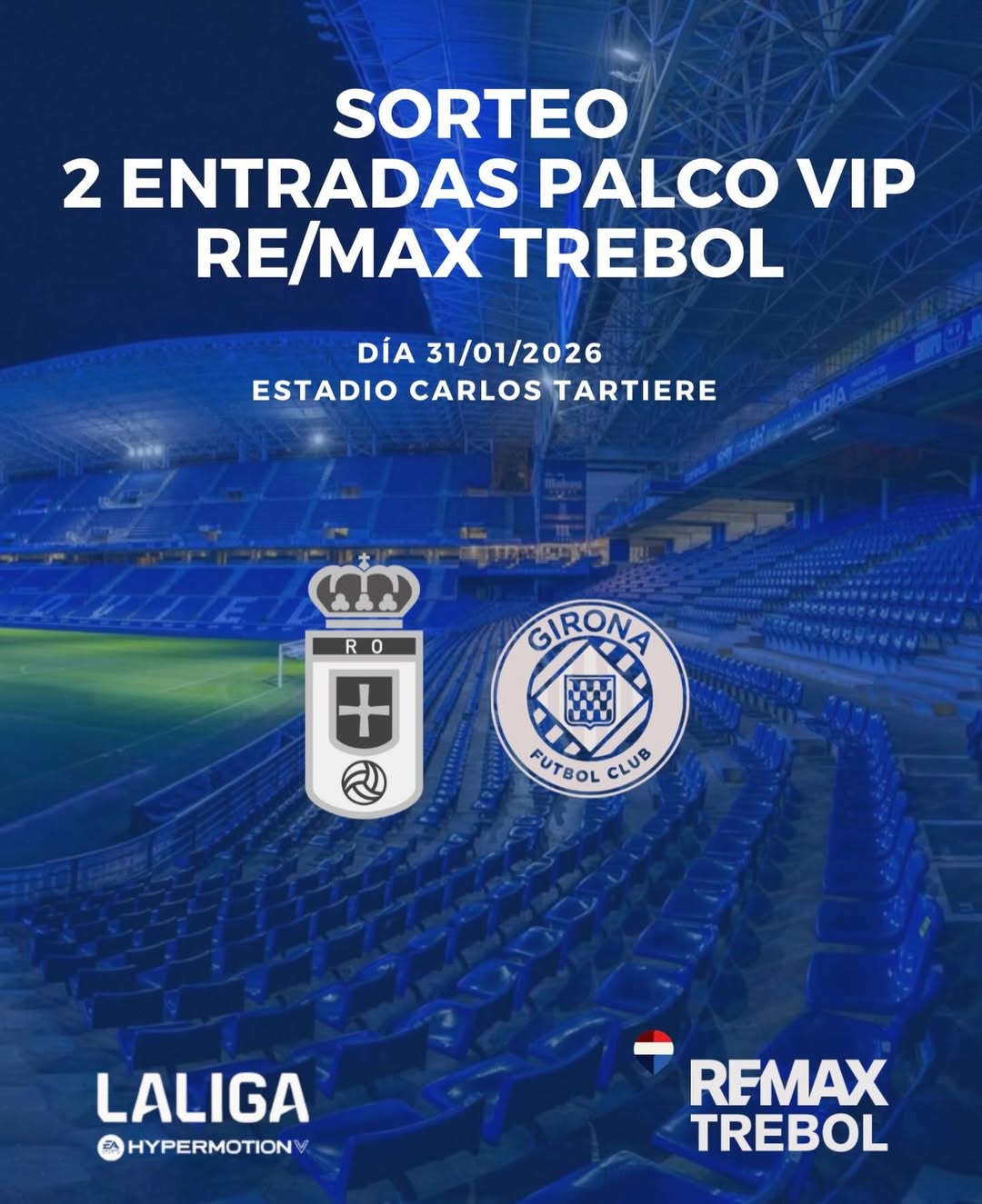 Imagen de 🎟️ Sorteo Experiencia VIP – Real Oviedo vs Girona ⚽