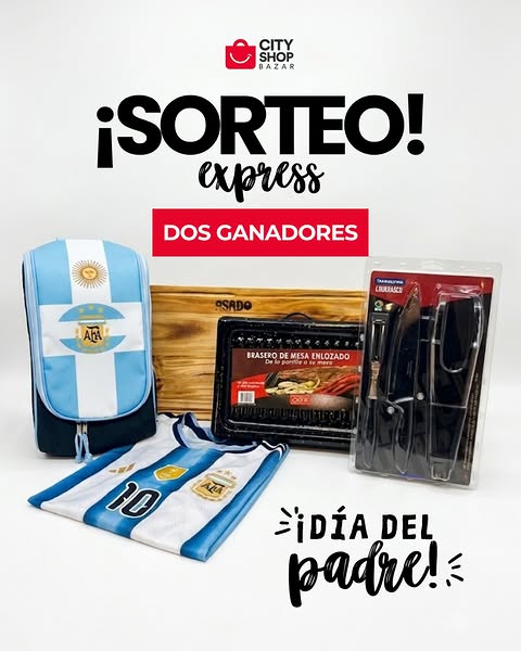 Imagen de ¡SORTEO EXPRESS ESPECIAL DÍA DEL PADRE!🤩🚀

Tenemos 2