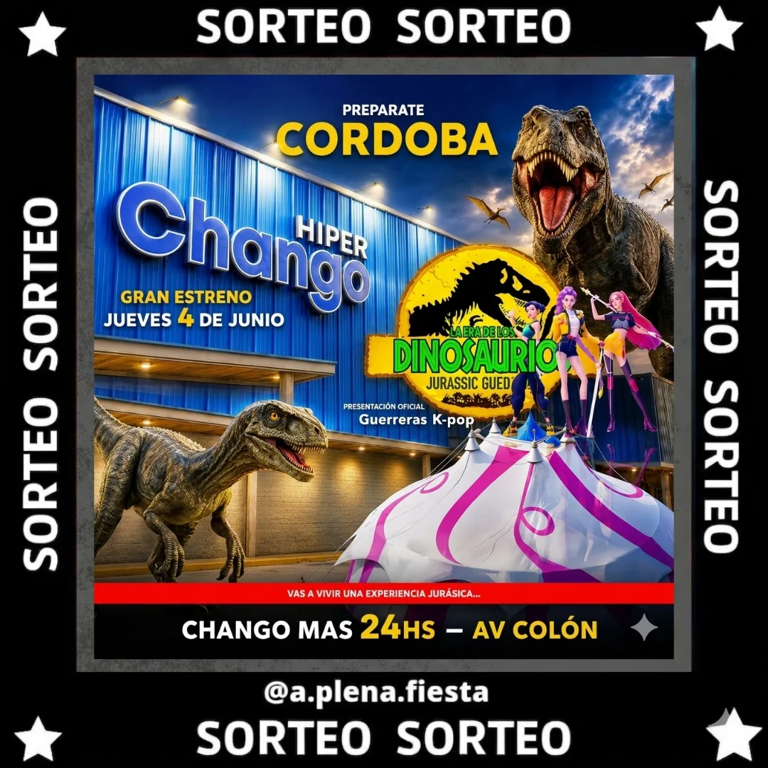Imagen de SORTEO EXCLUSIVO ! 💯💯
- 
🎫ENTRADAS SIMPLES @jurassi