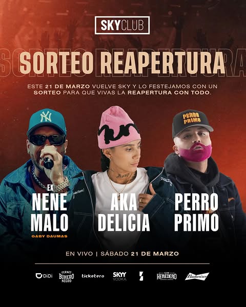 Imagen de 🔥 SORTEO REAPERTURA SKY 🔥

Este 21 de marzo vuelve SKY