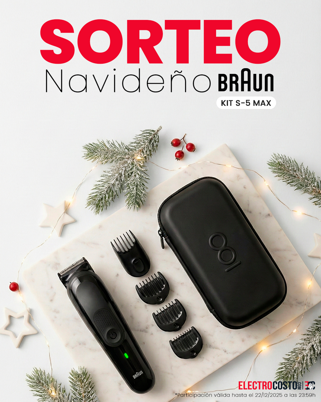 Imagen de 🎄 SORTEO NAVIDEÑO🎄

Estas Navidades, que nadie se que