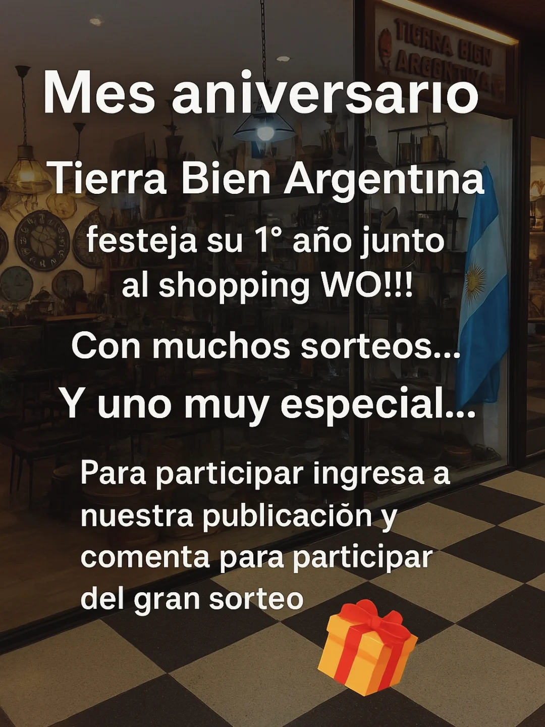 Imagen de Sorteo aniversario!!! 🎁❤️🎉
@tierrabienargentina 
f