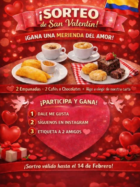 Imagen de ❤️ SORTEO SAN VALENTÍN ❤️

¡Gana una Merienda del 