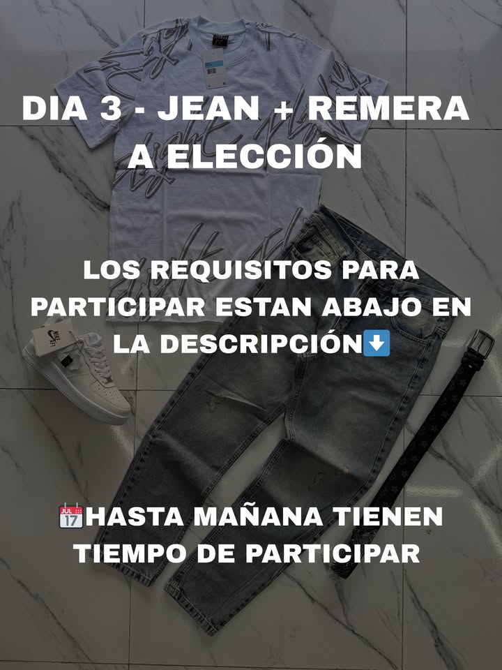 Imagen de 🔥 DÍA 3 - JEAN+REMERA 
 🔥 DÍA 3 - CADA VEZ MEJOR �