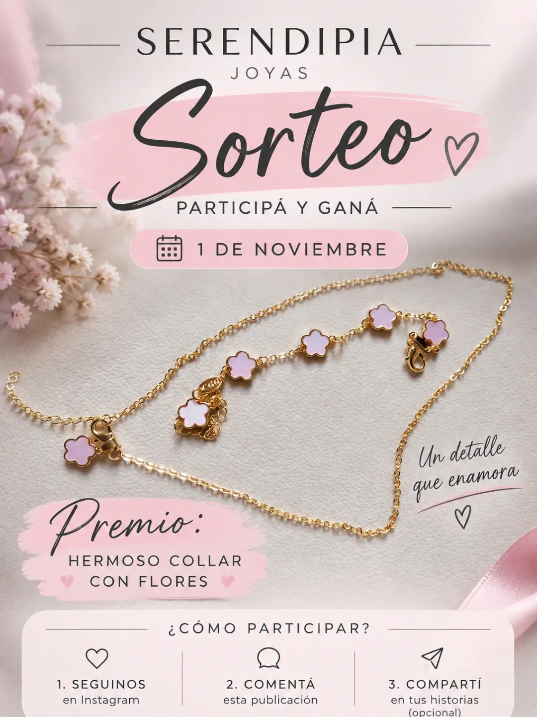 Imagen de 💎✨ ¡SORTEO ESPECIAL DE JOYAS SERENDIPIA! ✨💎
¡Que