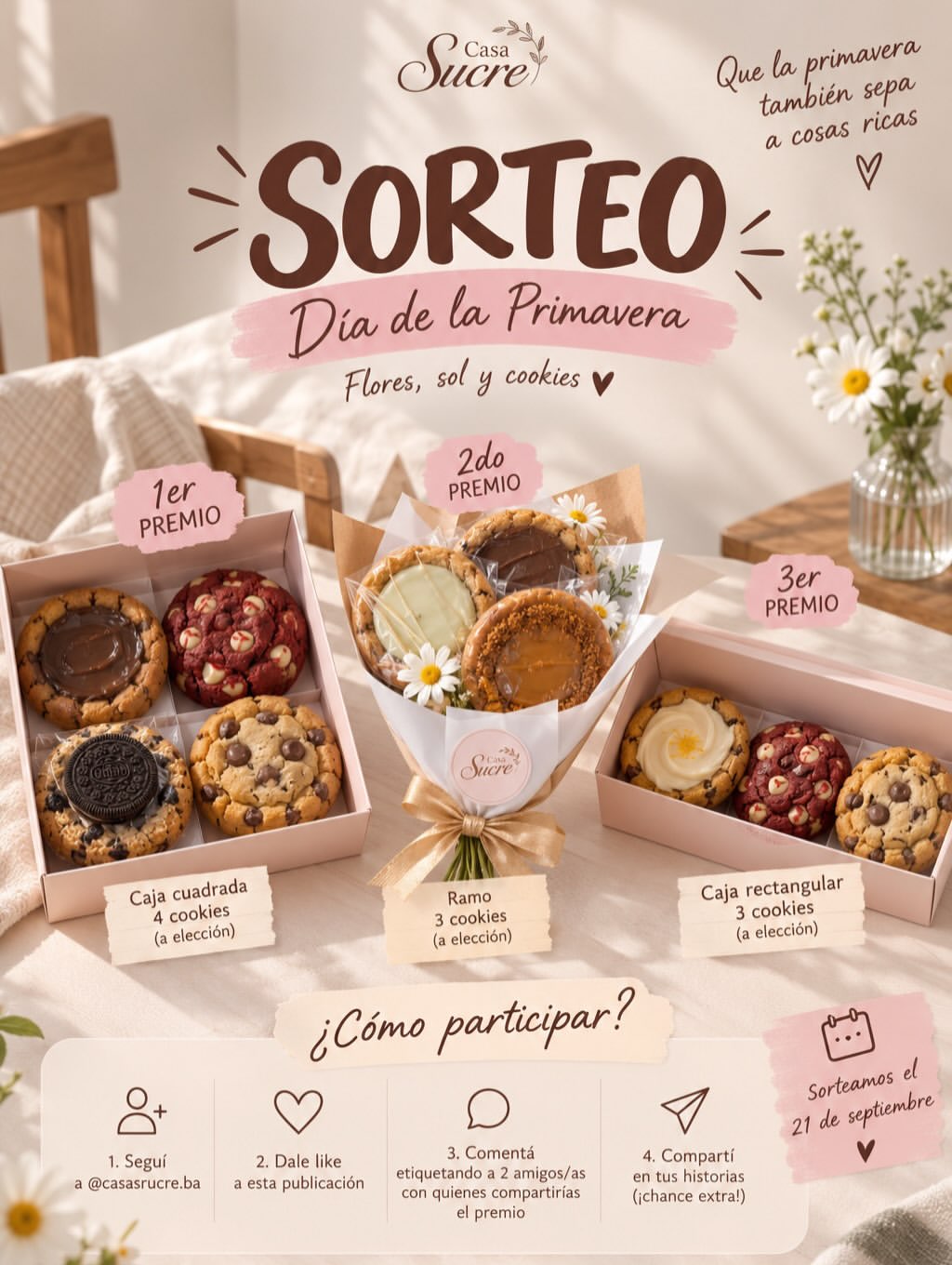Imagen de 🌸🍪 SORTEO DÍA DE LA PRIMAVERA 🍪🌸

Porque si hay