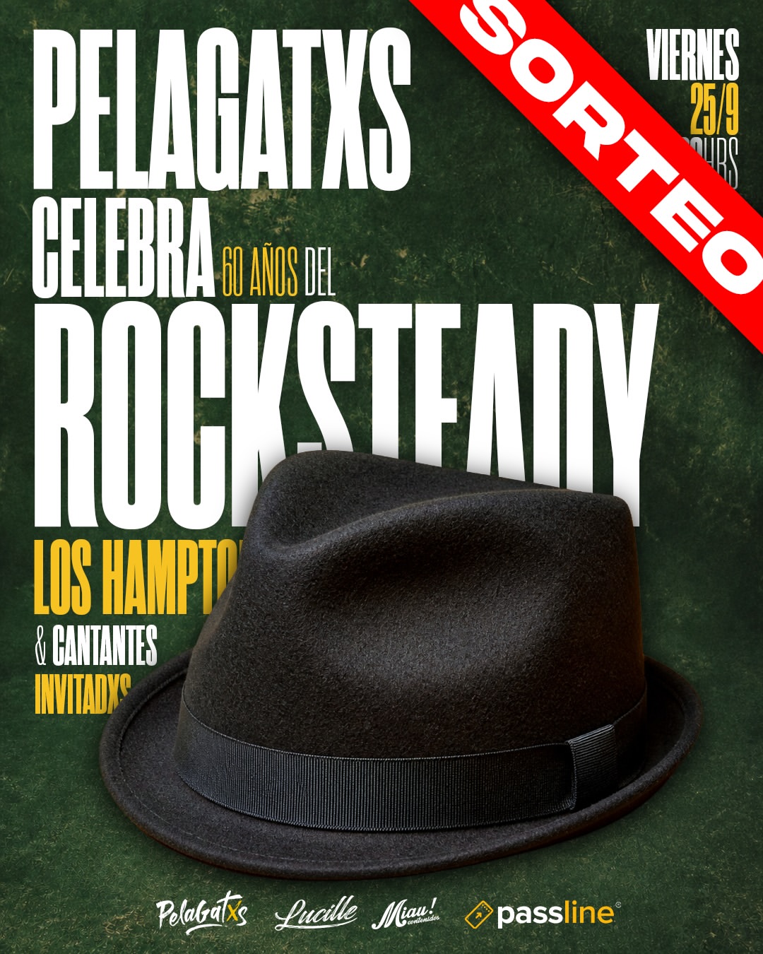 Imagen de 🎟️🔥 ¡SORTEO PELAGATXS CELEBRA ROCKSTEADY!

Estamos 