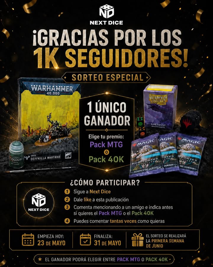 Imagen de ¡Ya somos 1.000 en la comunidad de Next Dice!

Para celebra