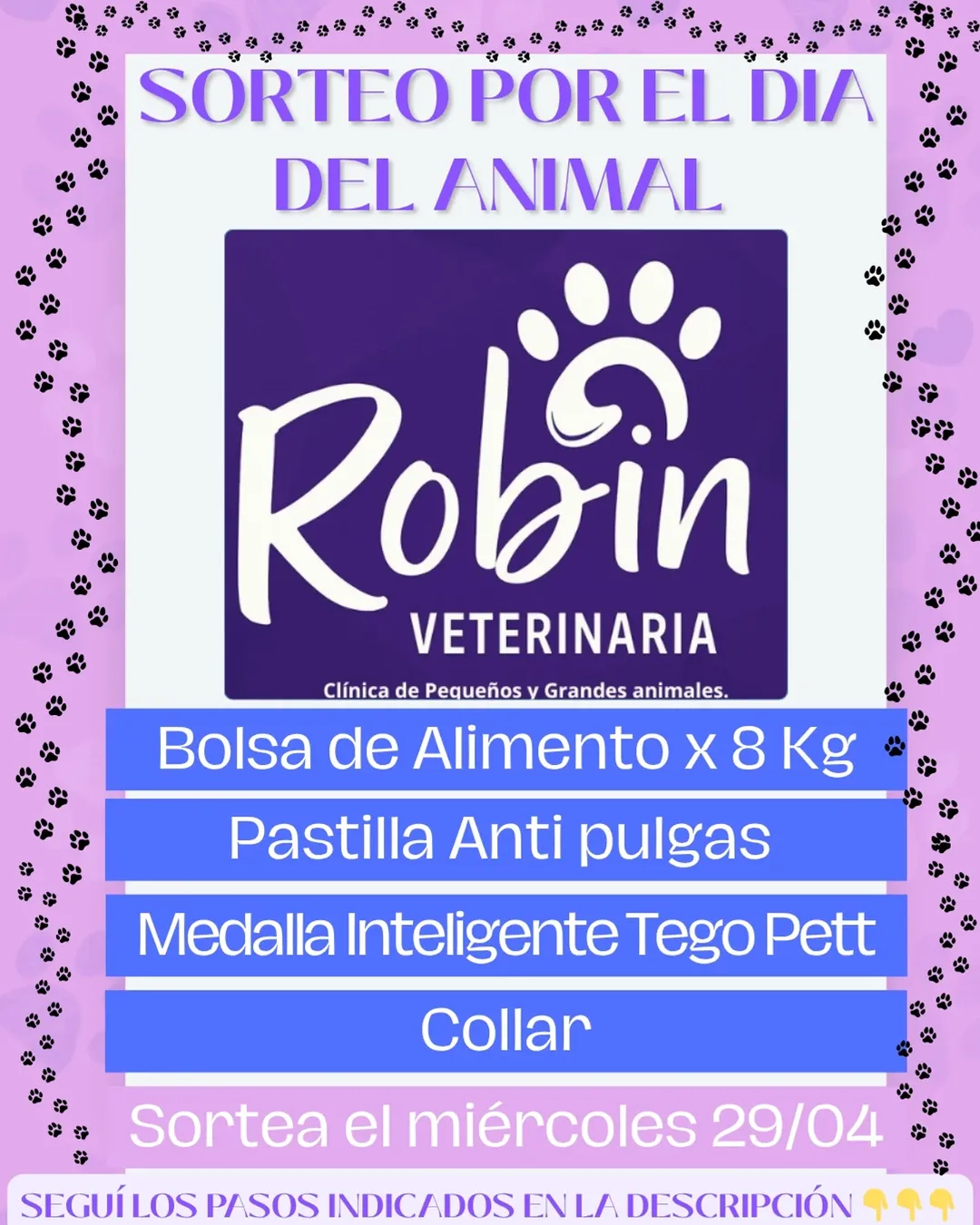 Imagen de 🥳🪅 CELEBRAMOS EL DIA DEL ANIMAL CON UN SUPER SORTEO PA
