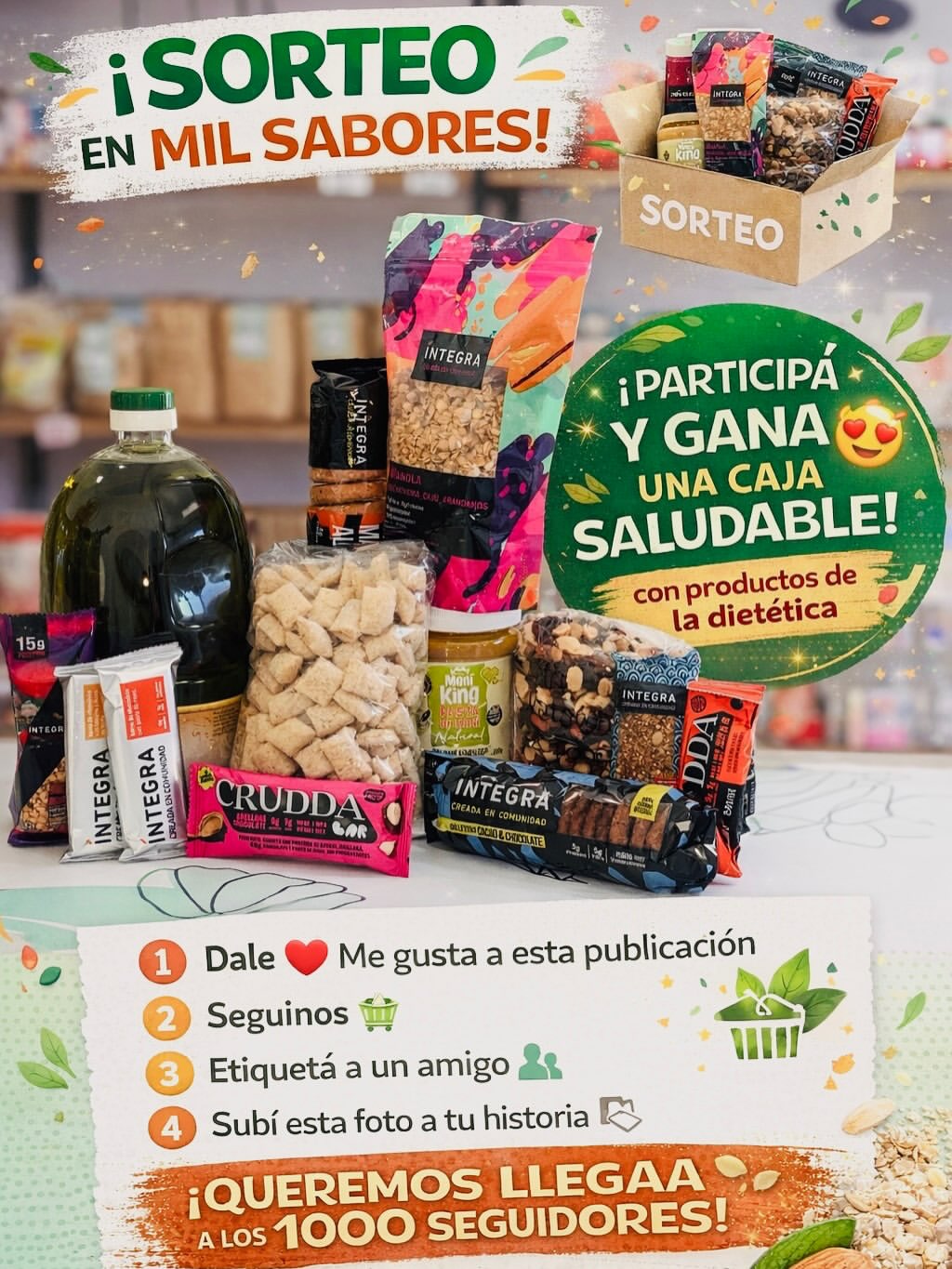 Imagen de 🎉 ¡SORTEO EN MIL SABORES! 🎉 

Para agradecerles por a