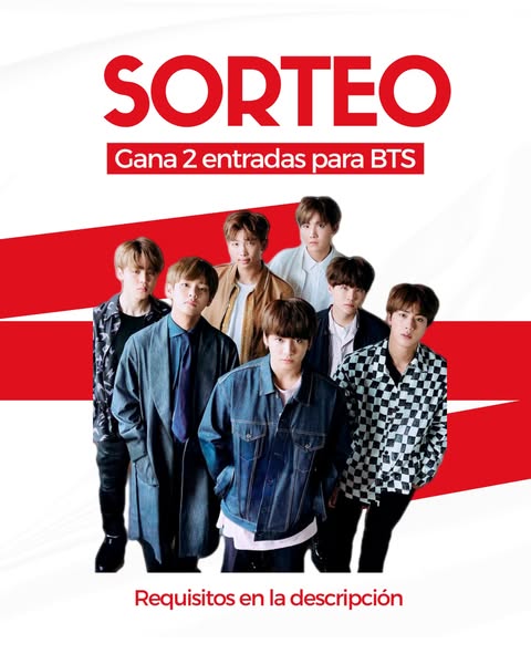 Imagen de ¡SORTEO PARA BTS! 🌍💜

Participa para ver a BTS en su 
