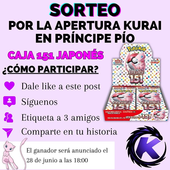 Imagen de 💜✨ ¡SORTEAZO EN KURAI POR LA APERTURA DE PRÍNCIPE PÍ