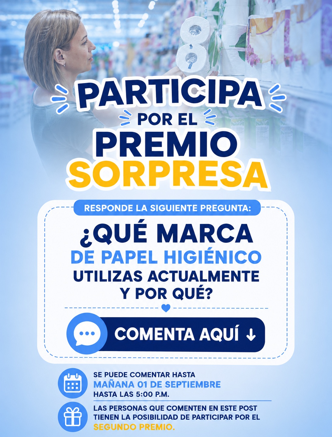 Imagen de 🎁 ¡PARTICIPA POR EL PREMIO SORPRESA! 👀✨

Queremos c