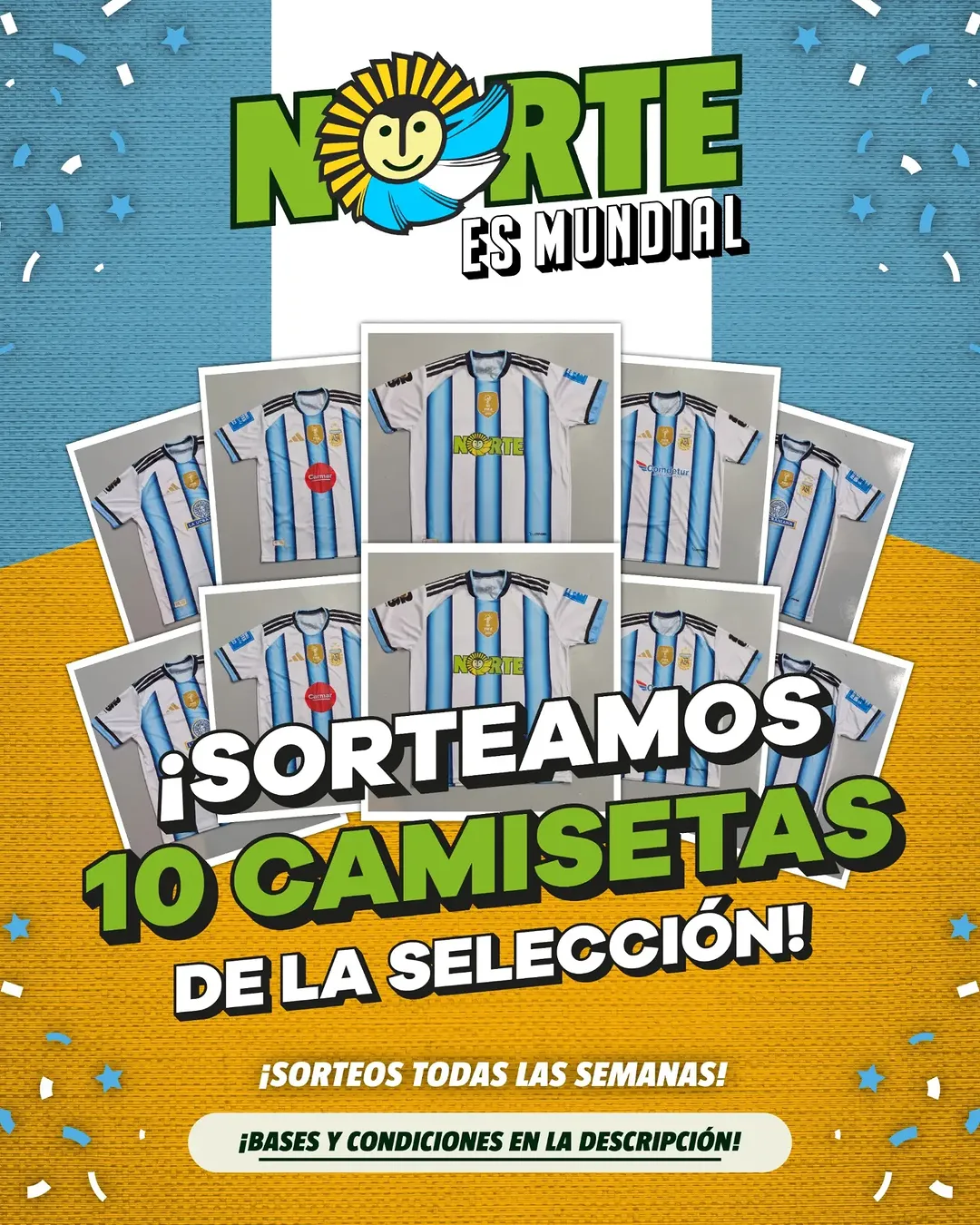 Imagen de 🎉🇦🇷 ¡SORTEO IMPERDIBLE EN NORTE TV! 🇦🇷🎉

