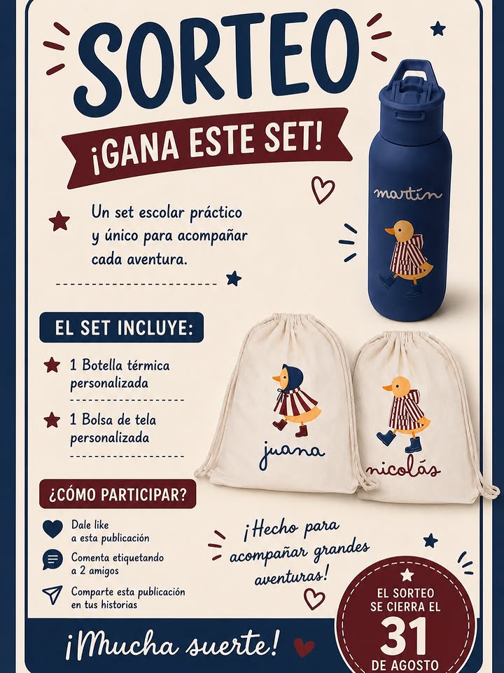 Imagen de SORTEAZO DE LA VUELTA AL COLE!🐣

La colección patos vien