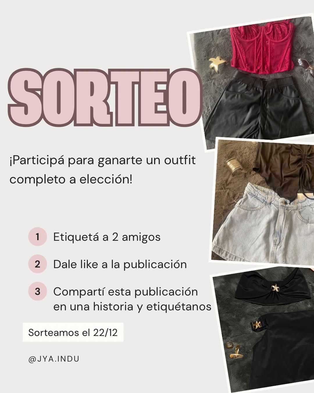 Imagen de SORTEAMOS TU OUTFIT PARA LAS FIESTAS 🫶🏻🥳🎄

Tenes
