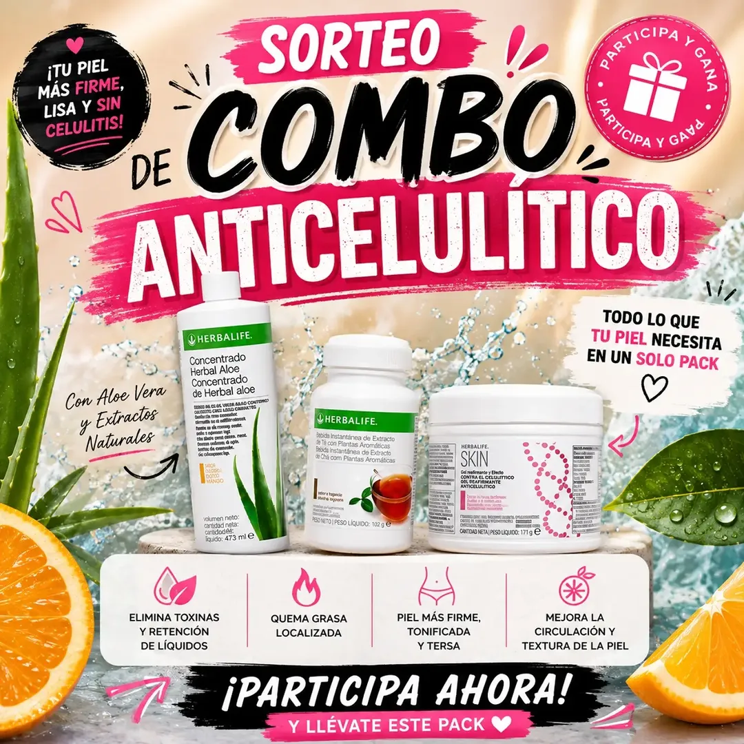 Imagen de Quieres ganar este combo anticelulítico de manera gratuita 