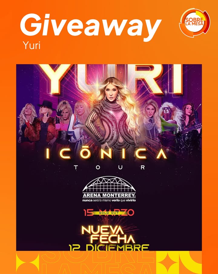 Imagen de ‼️GIVEAWAY TIME‼️ 🎟️
¿Listos para vivir una no