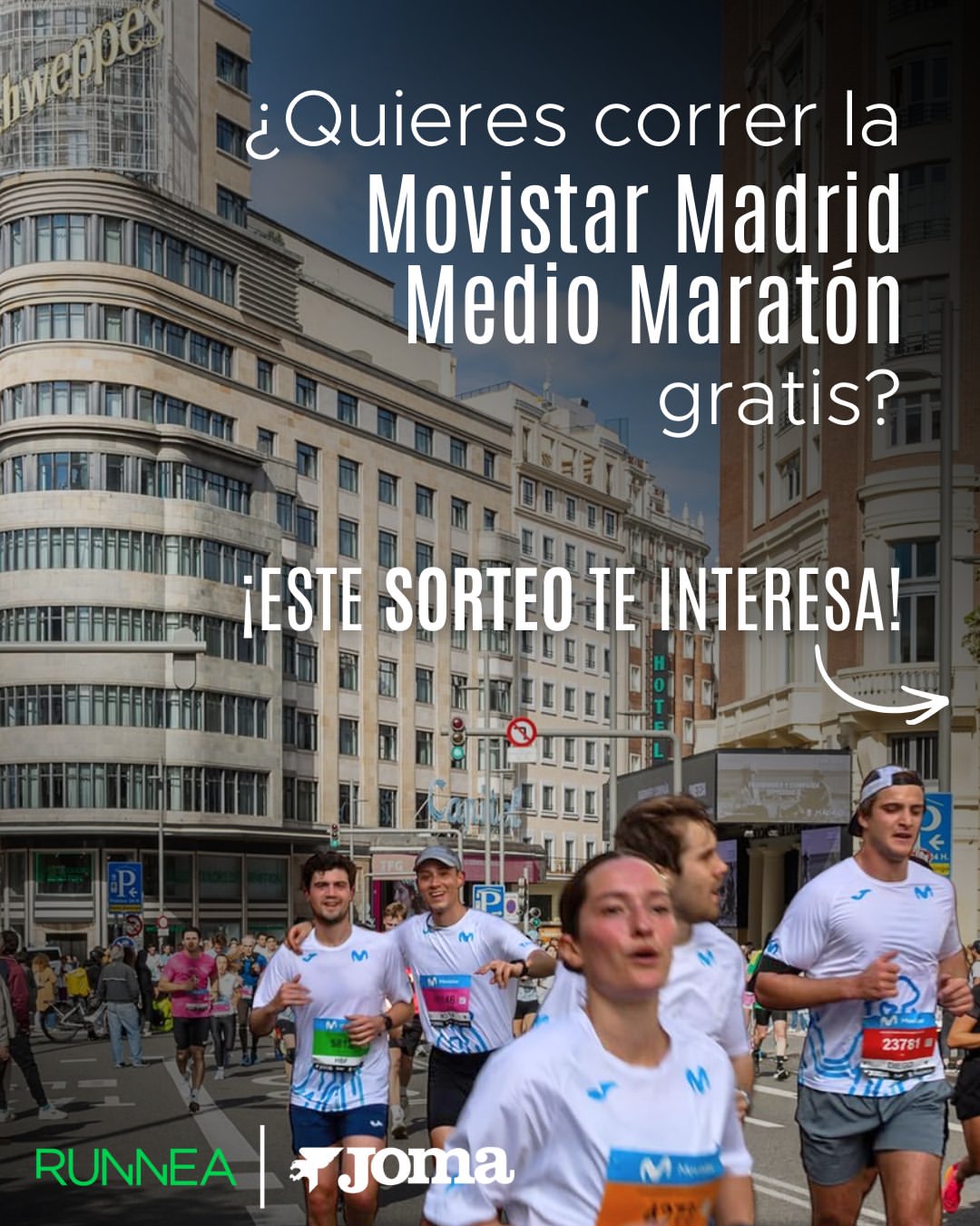 Imagen de ¿Quieres correr el MOVISTAR MADRID MEDIO MARATÓN?
Estás d