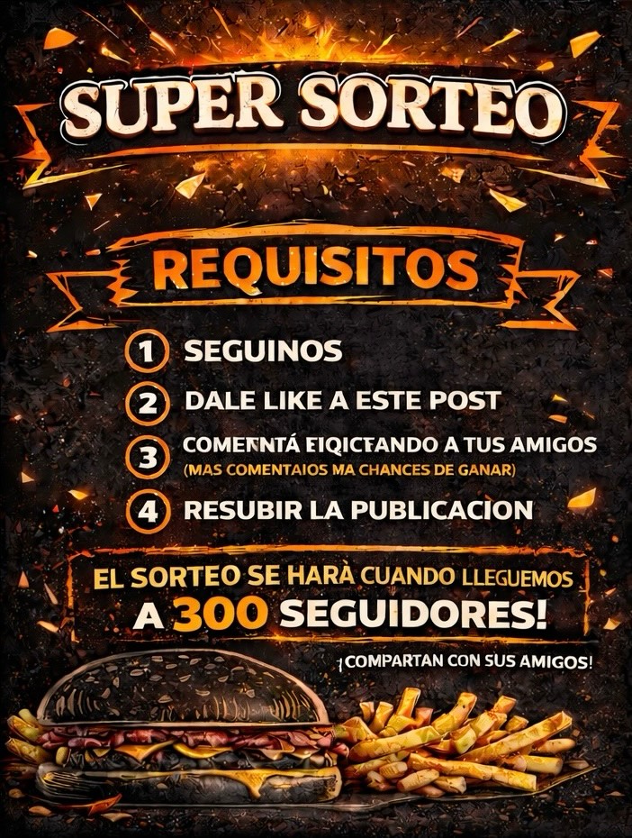 Imagen de REQUISITOS:

1️⃣ Seguinos
2️⃣ Dale like a este post
