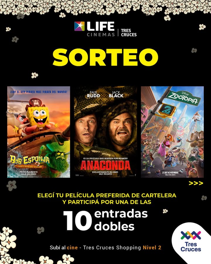 Imagen de Sorteo de Película

🤩 Arrancamos el año con cine! Ganat